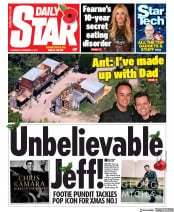 Daily Star () Newspaper Front Page for 7 November 2019