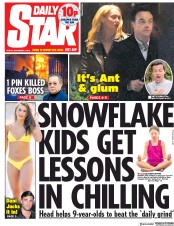 Daily Star () Newspaper Front Page for 7 December 2018
