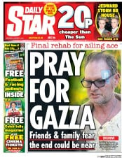 Daily Star () Newspaper Front Page for 7 January 2017