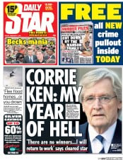 Daily Star () Newspaper Front Page for 7 February 2014