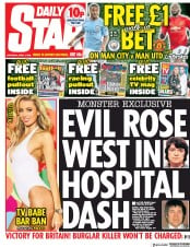 Daily Star () Newspaper Front Page for 7 April 2018