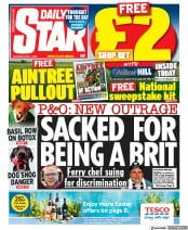 Daily Star () Newspaper Front Page for 7 April 2022