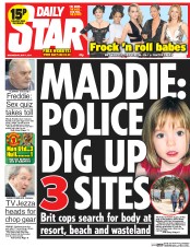 Daily Star () Newspaper Front Page for 7 May 2014