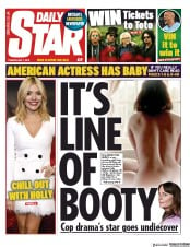 Daily Star () Newspaper Front Page for 7 May 2019