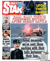 Daily Star () Newspaper Front Page for 7 May 2021