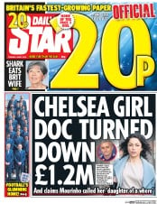 Daily Star () Newspaper Front Page for 7 June 2016