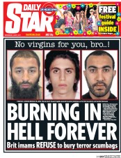 Daily Star () Newspaper Front Page for 7 June 2017