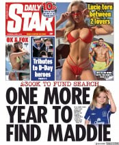 Daily Star () Newspaper Front Page for 7 June 2019