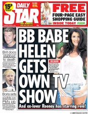 Daily Star () Newspaper Front Page for 7 August 2014