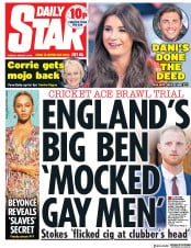 Daily Star () Newspaper Front Page for 7 August 2018