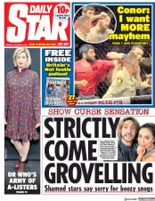Daily Star () Newspaper Front Page for 8 October 2018