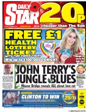 Daily Star () Newspaper Front Page for 8 November 2016