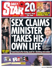 Daily Star () Newspaper Front Page for 8 November 2017