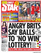 Daily Star () Newspaper Front Page for 8 February 2016