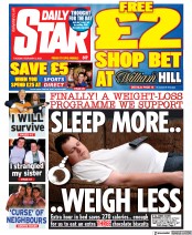 Daily Star () Newspaper Front Page for 8 February 2022