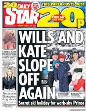 Daily Star () Newspaper Front Page for 8 March 2016
