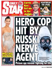 Daily Star () Newspaper Front Page for 8 March 2018