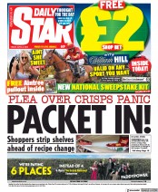 Daily Star () Newspaper Front Page for 8 April 2022