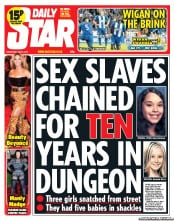 Daily Star () Newspaper Front Page for 8 May 2013