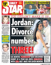 Daily Star () Newspaper Front Page for 8 May 2014