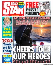 Daily Star () Newspaper Front Page for 8 May 2020