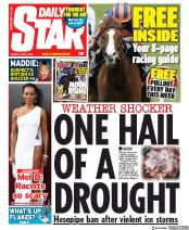 Daily Star () Newspaper Front Page for 8 June 2020