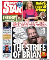 Daily Star () Newspaper Front Page for 9 October 2020