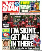 Daily Star () Newspaper Front Page for 9 November 2020