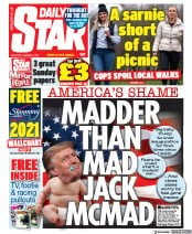 Daily Star () Newspaper Front Page for 9 January 2021
