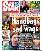 Daily Star () Newspaper Front Page for 9 February 2022