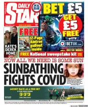 Daily Star () Newspaper Front Page for 9 April 2021