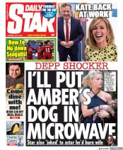 Daily Star () Newspaper Front Page for 9 July 2020