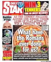 Daily Star () Newspaper Front Page for 9 July 2021