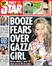 Daily Star () Newspaper Front Page for 9 August 2013