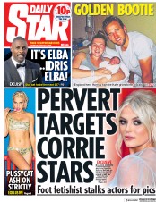 Daily Star () Newspaper Front Page for 9 August 2018