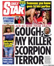 Daily Star () Newspaper Front Page for 9 August 2019