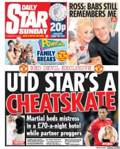 Daily Star Sunday () Newspaper Front Page for 10 February 2019