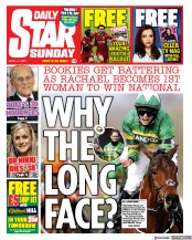 Daily Star Sunday () Newspaper Front Page for 11 April 2021