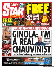 Daily Star Sunday () Newspaper Front Page for 12 December 2021