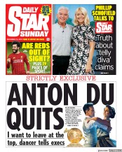 Daily Star Sunday () Newspaper Front Page for 15 December 2019