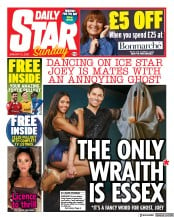 Daily Star Sunday () Newspaper Front Page for 15 January 2023