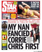 Daily Star Sunday () Newspaper Front Page for 16 June 2019