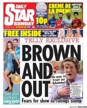 Daily Star Sunday () Newspaper Front Page for 18 October 2020