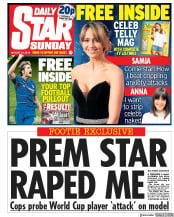 Daily Star Sunday () Newspaper Front Page for 19 August 2018