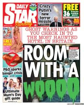 Daily Star Sunday () Newspaper Front Page for 20 March 2022