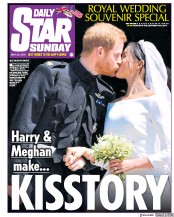 Daily Star Sunday () Newspaper Front Page for 20 May 2018