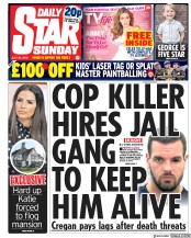 Daily Star Sunday () Newspaper Front Page for 22 July 2018