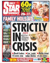 Daily Star Sunday () Newspaper Front Page for 24 September 2017