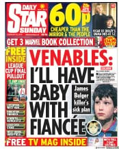 Daily Star Sunday () Newspaper Front Page for 25 February 2018