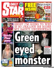 Daily Star Sunday () Newspaper Front Page for 25 September 2022